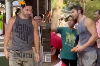 varun dhawan trolled for temple visit attire