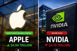 Apple Overtakes Nvidia