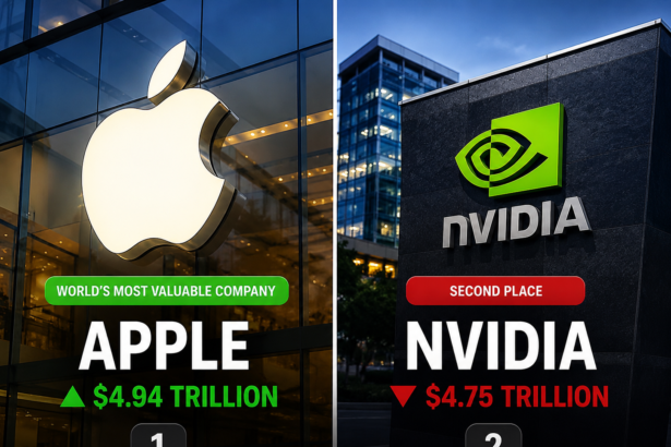 Apple Overtakes Nvidia
