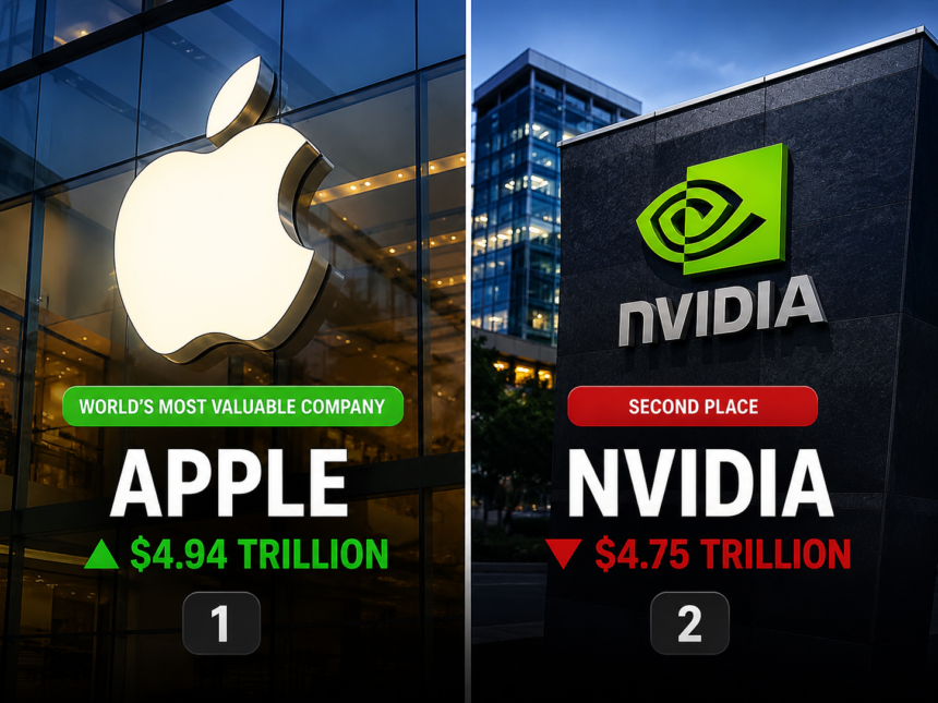 Apple Overtakes Nvidia
