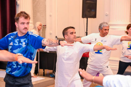 Harsh Sanghvi Glasgow Yoga Commonwealth Games Scotland