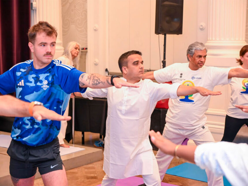 Harsh Sanghvi Glasgow Yoga Commonwealth Games Scotland