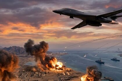 america-iran-war-b1-bomber-strikes-irgc-hormuz-red-sea-tension
