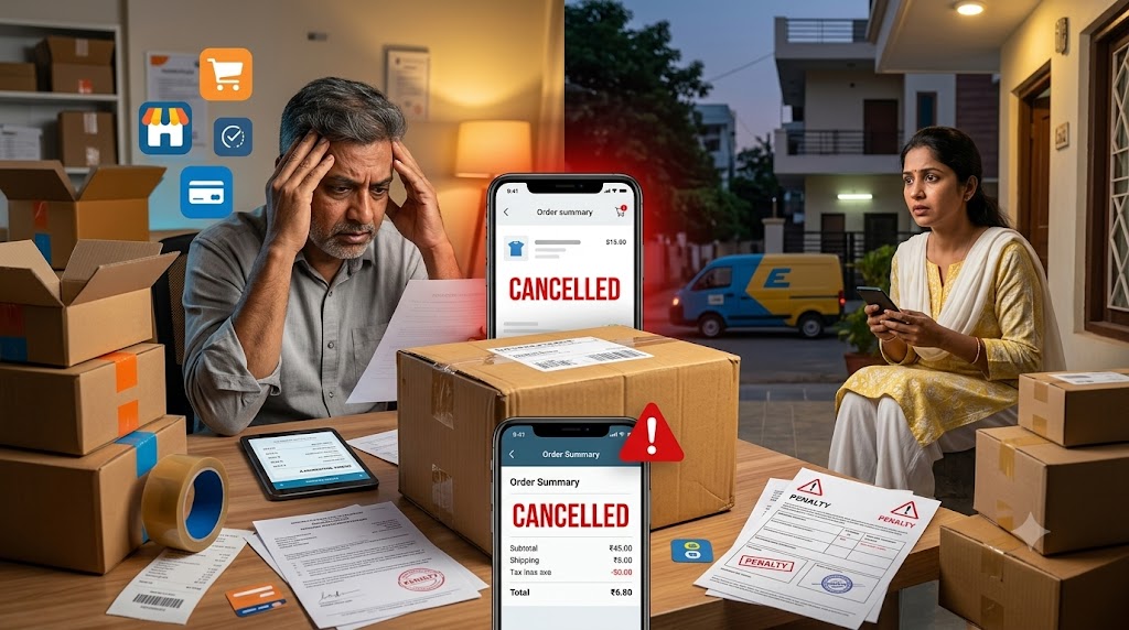 Amazon Flipkart New Seller Penalty Rules