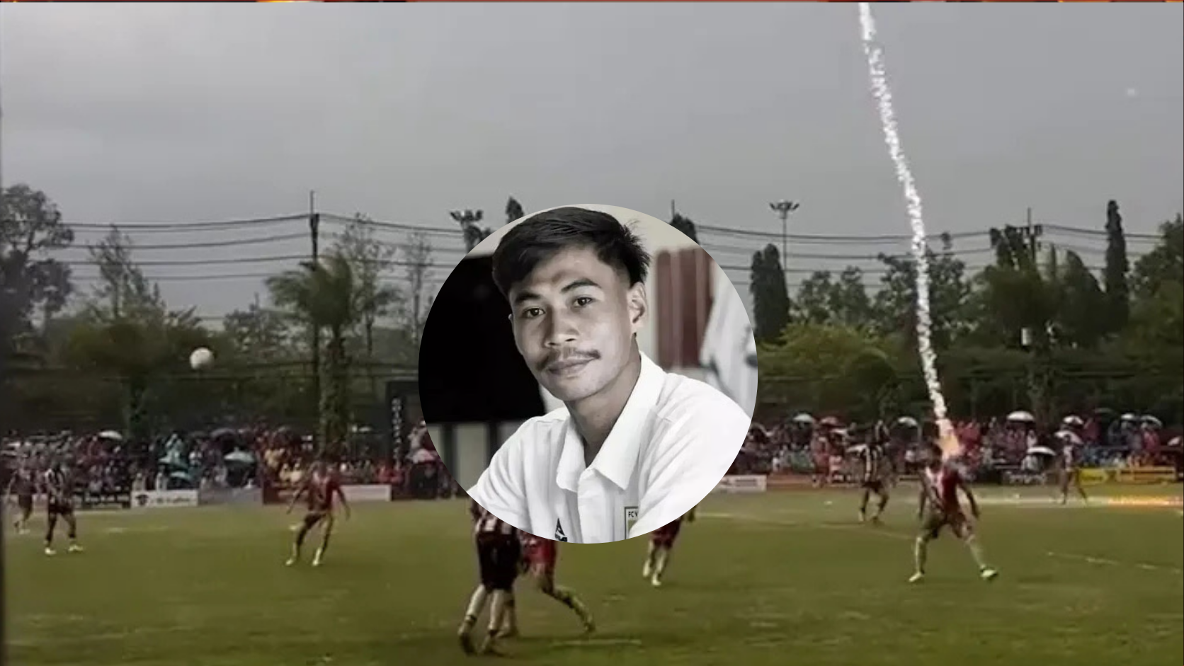 Thai Footballer Lightning Strike