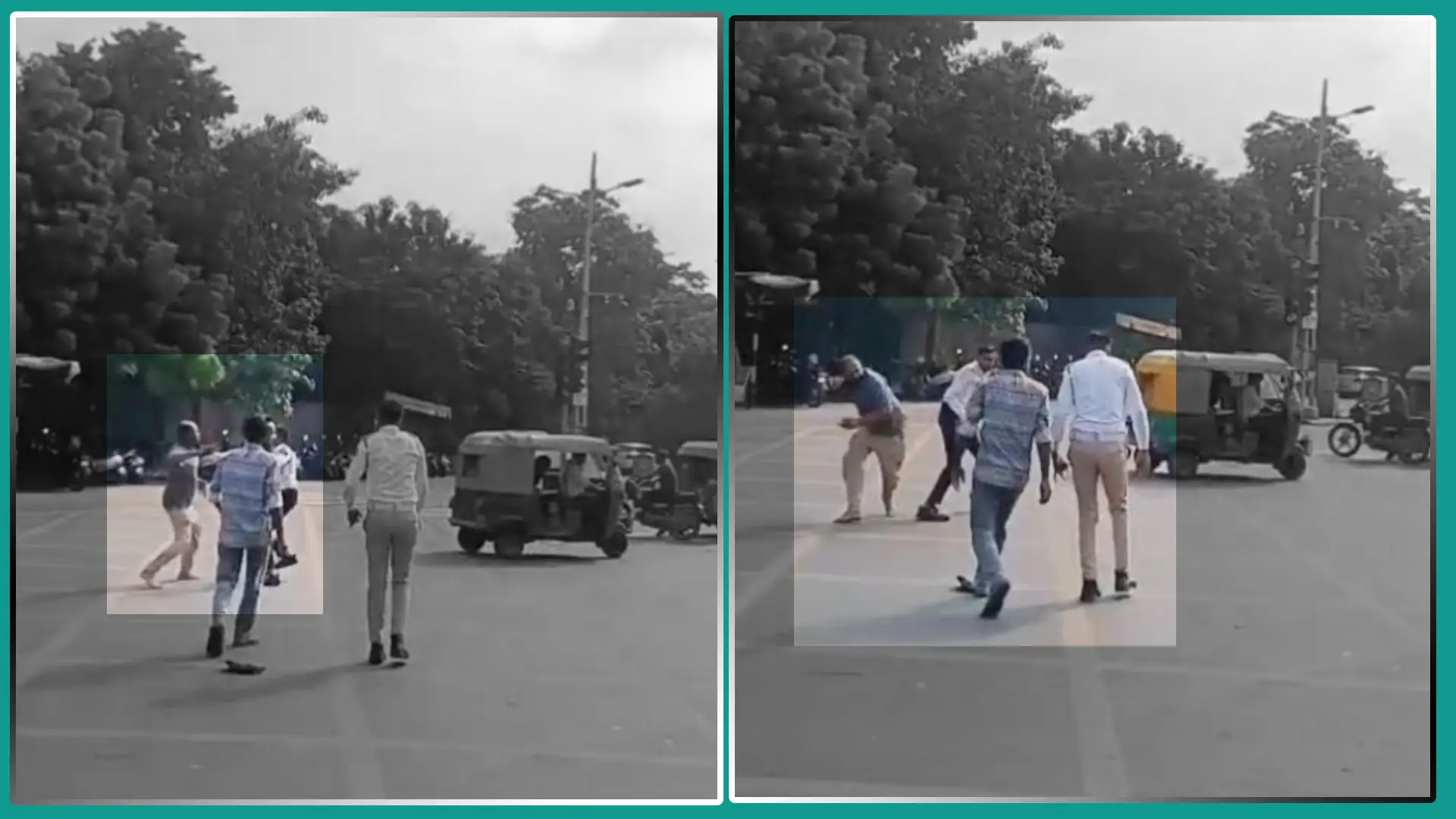 ahmedabad-traffic-police-trb-jawan-auto-rickshaw-driver-attack-video-viral